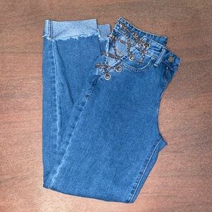 SHEIN Chain light wash Jeans - Extra Small